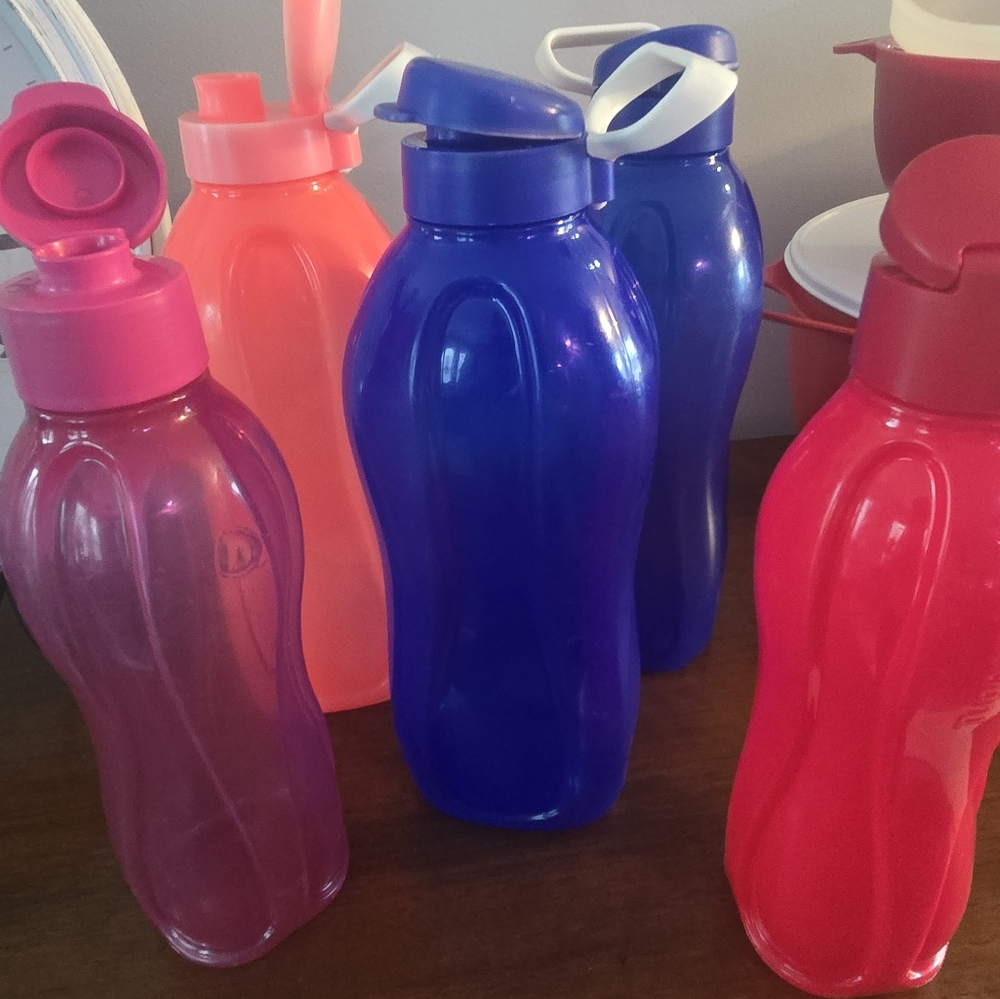 Tupperware water bottles